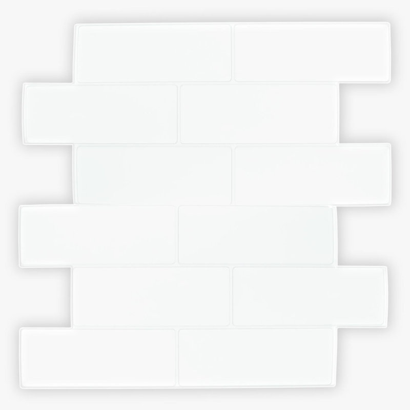 Walplus 6" x 12" PVC Peel & Stick Subway Tile Wayfair